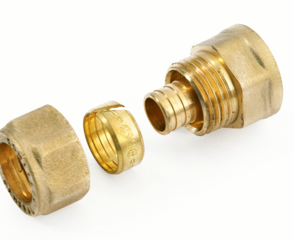 RACCORDO DRITTO FEMMINA PE-X  a BLOCCARE x MULTISTRATO NIPPLEX