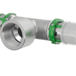 TEE FEMMINA PRESSARE 1"x40 FEMMINA PER TUBO MULTISTRATO