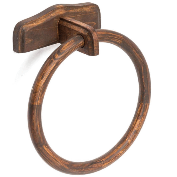 METAFORM SERIE MATHILDE PORTA SALVIETTE ANELLO LEGNO