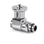 VALVOLA RETTA ELITE 1/2-24-19 CROMO x RADIATORE