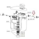 KIT X FISSAGGIO A MURO X cassetta DELTA 1 E SFERA 2 C.R. 1560