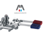 RUBINETTO MIX 2 PEDALI INSTALLAZIONE PARETE/ PAVIMENTO REGOLATORE DI FLUSSO