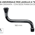 CANNA S CM16-3/4 X GRUPPO LAVELLO OTTONE CROMATO
