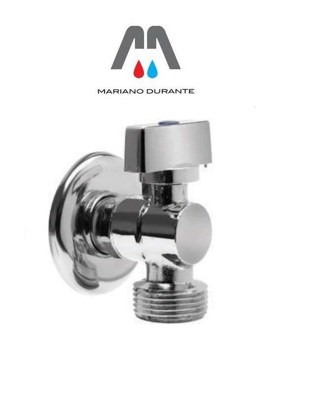 0731000-1 RUBINETTO A SFERA PER LAVATRICE 1/2 X 3/4 CON ROSETTA - immagine 1