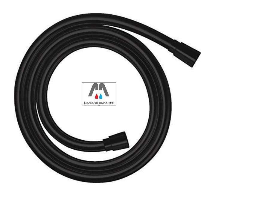 0810817506 TUBO PER DOCCIA ANTITORSIONE ATTACCO CONICO F.F. 1/2” - FINITURA NERO OPACO - immagine 1