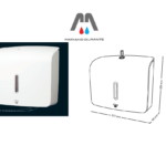 DISPENSER CARTA ASCIUGAMANI ABS BIANCO