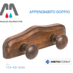 METAFORM SERIE MATHILDE APPENDIABITO DOPPIO LEGNO