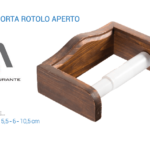 METAFORM SERIE MATHILDE PORTA ROTOLO LEGNO