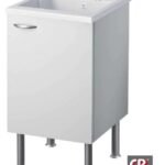 LAVATOIO ROCKY 50-50 BIANCO CON 1 ANTA BATTENTE C.R. 6003SK