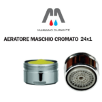 AERATORE ROMPIGETTO FILTRINO MASCHIO  24X1 MASCHIO CROMATO (( 5 PEZZI ))