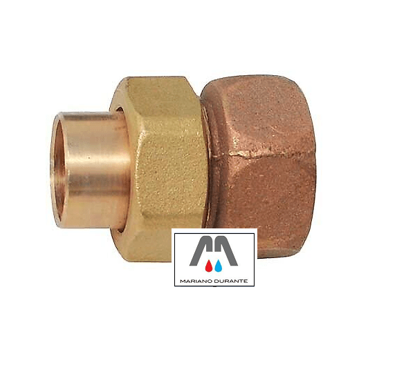 BOCCHETTONE BRONZO A SALDARE FILETTATO FEMMINA 3/4X18F
