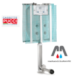 CASSETTA AD INCASSO SCARICO WC ECO PUCCI LT 9 1315490001