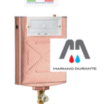 PUCCI - CASSETTA AD INCASSO SCARICO WC IN RAME PUCCIPLAST ECO PULSANTE BASSO 10 LT 50121040