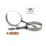 COLLARE TELESCOPICO 80-140 A REGOLAZIONE VARIABILE X TUBI FUMO VERNICIATO BIANCO