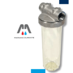 CONTENITORE STAFFABILE PER FILTRO TRASPARENTE 10" TESTATA OTTONE OT401.005