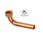 CURVA  RAME 45° A SALDARE CON GIRELLO 3/4 STORTA CANNETTA