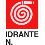 Cartello IDRANTE N. 20x30 in Pvc