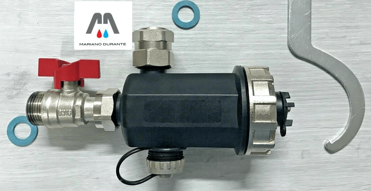DEFANGATORE MAGNETICO 3/4 CON RUBINETTO E CHIAVE PER CALDAIA - immagine 1