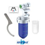 DOSATORE BLU POLIFOSFATI ANTICALCARE X CALDAIA CON VALVOLA E CHIAVE IN OMAGGIO