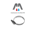 FASCETTE SERRAGGIO STRINGITUBO A VITE acciaio inox AISI 100-120 CONF. 2 PEZZI