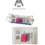 FERIDRAS BARRA PORTASCIUGAMANI DOPPIA GRIGIA -L. ASIA x scaldasalviette