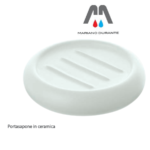 FERIDRAS PORTA SAPONE  APPOGGIO OSLO BIANCO CERAMICA