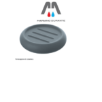 FERIDRAS PORTA SAPONE APPOGGIO OSLO GRIGIO CERAMICA