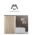 FERIDRAS TENDA DOCCIA IN PEVA 180X200CM IMPERMEABILE COLORE CREMA