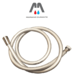 FLESSIBILE DOCCIA PVC LISCIO  RINFORZATO ARGENTATO ATTACCO UNIVERSALE CM 200