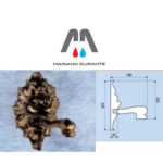 FONTANA DA GIARDINO MASCHERONE NETTUNO CON EROGATORE OTTONE ATTACCO 3/4"