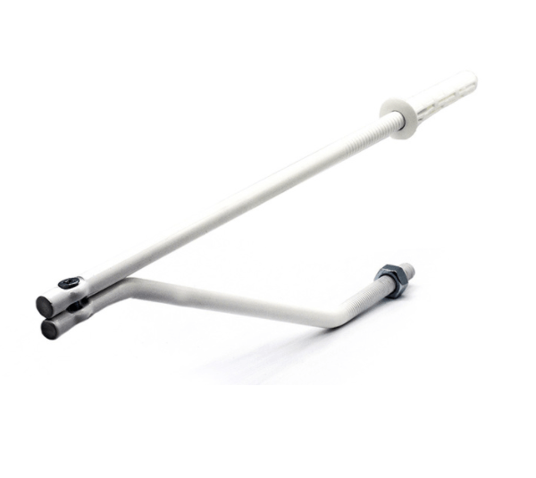 FRIULSIDER Coppia Mensole, Supporti x Pilozzi e Lavabi Bianco cm34 Regolabile