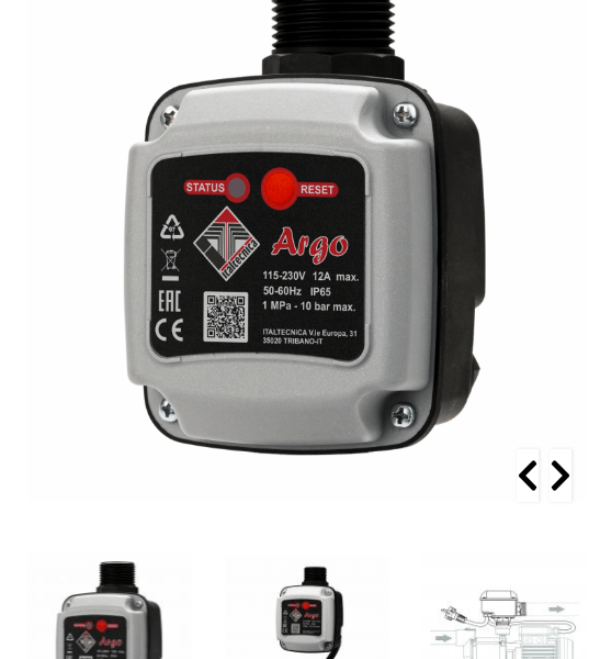 Flussostato ad avviamenti temporizzati ARGO ITALTECNICA (CABLATO) per cisterne
