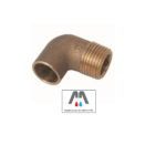 GOMITO BRONZO A SALDARE FILETTATO MASCHIO