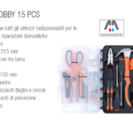 KAPRIOL - SET HOBBY 15 ATTREZZI IN VALIGETTA ATTREZZI MANUALI - TACTIX
