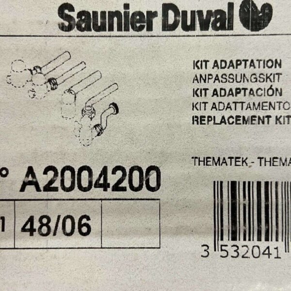 KIT ADATTAMENTO SOSTITUZIONE CALDAIA COD. A2004200 HERMANN SAUNIER DUVAL