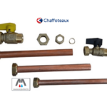 KIT IDRAULICO 2 RUBINETTI PER CALDAIA INCASSO CHAFFOTEAUX COD. 3318186