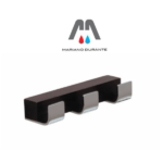 METAFORM  APPENDIABITI TRIPLO GANCIO  ESSENZE WENGE'