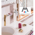 METAFORM  DISPENSER PORTA SAPONE  MOVIN' CROMO E VETRO OPACO