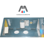 METAFORM FILOSET PORTA SCOTTEX 384 ACCIAIO CROMATO E CERAMICA