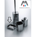 METAFORM MIRROR PORTA SAPONE DA APPOGGIO CROMATO IN ABS