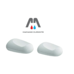 METAFORM SERIE EVY COPPIA APPENDIABITO ACCAPPATOIO BIANCO ABS/PVC