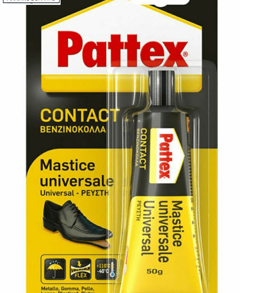 PATTEX CONTACT MASTICE UNIVERSALE TUBETTO 50GR COLLA MULTIADESIVO MULTIMATERIALE