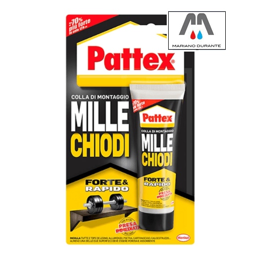 PATTEX-MILLECHIODI-FORTE-E-RAPIDO-ADESIVO-EXTRA-FORTE-100GR-SOSTITUISCE-CHIODI-124597080767 PATTEX MILLECHIODI FORTE E RAPIDO ADESIVO EXTRA FORTE 100GR SOSTITUISCE CHIODI - immagine 1