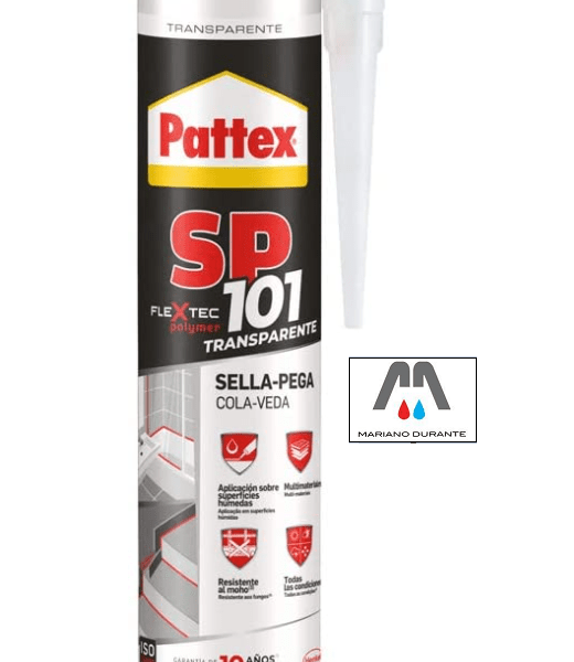PATTEX SP101 TRASPARENTE 280ML CARTUCCIA SIGILLANTE COLLA MULTIMATERIALE ADESIVO
