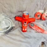 PIRALLA MISCELATORE VASCA SERIE JAZZ ROSSO