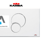 PLACCA FIDIA DUO IN PLASTICA KARIBA BIANCA 317200