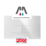 PLACCA QUADRA BIANCA CASSETTA ECO PUCCIPLAST COD. 80130560 RICAMBI ORIGINALI