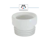 PROLUNGA DIRITTA WC ECCENTRICA MANICOTTO IN GOMMA BIANCA ø100 X SCARICO WC