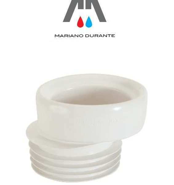 PROLUNGA WC ECCENTRICA MANICOTTO IN GOMMA BIANCA CM 2 X SCARICO WC