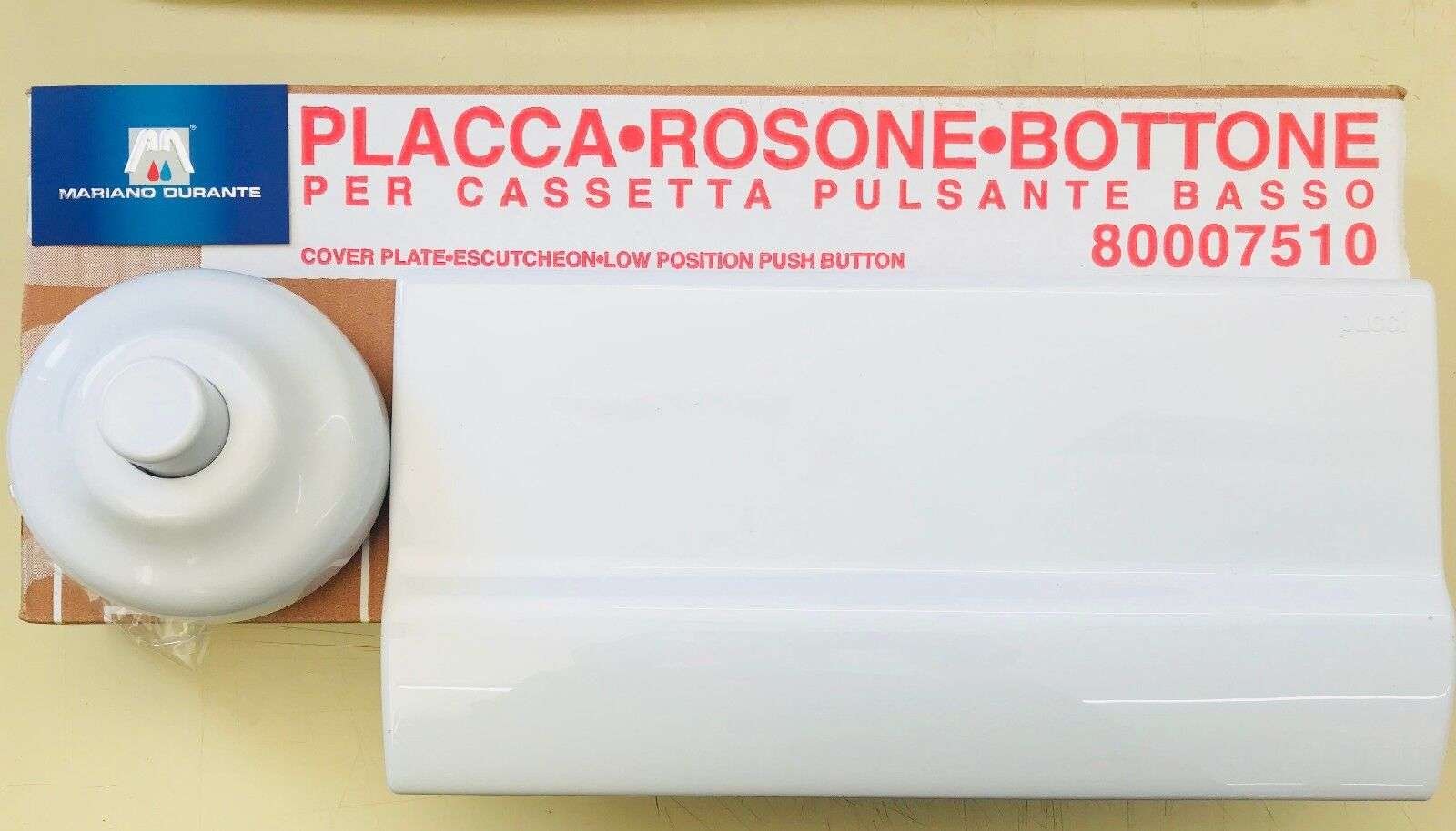 PUCCI-PLACCA-ROSONE-BOTT-PROL-BIANCA-80007510-RICAMBI-ORIGINALI-123153706708 PUCCI PLACCA ROSONE BOTT. PROL. BIANCA 80007510 RICAMBI ORIGINALI - immagine 1